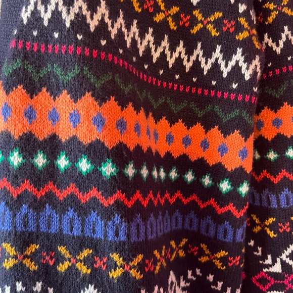 Talbots Vibrant Multicolor Knit Cardigan - Picture 2 of 9